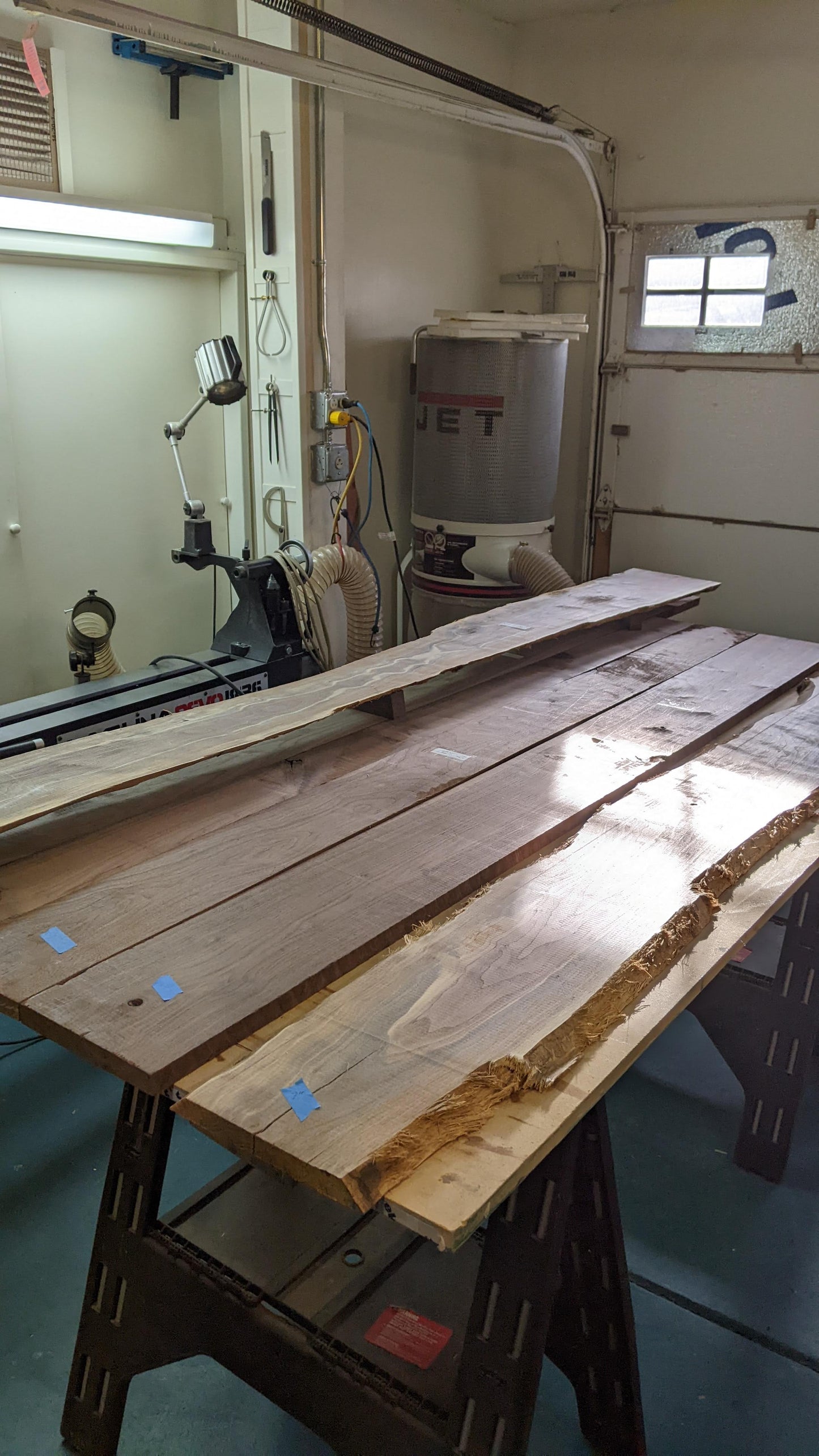 Walnut Desk Power Lift