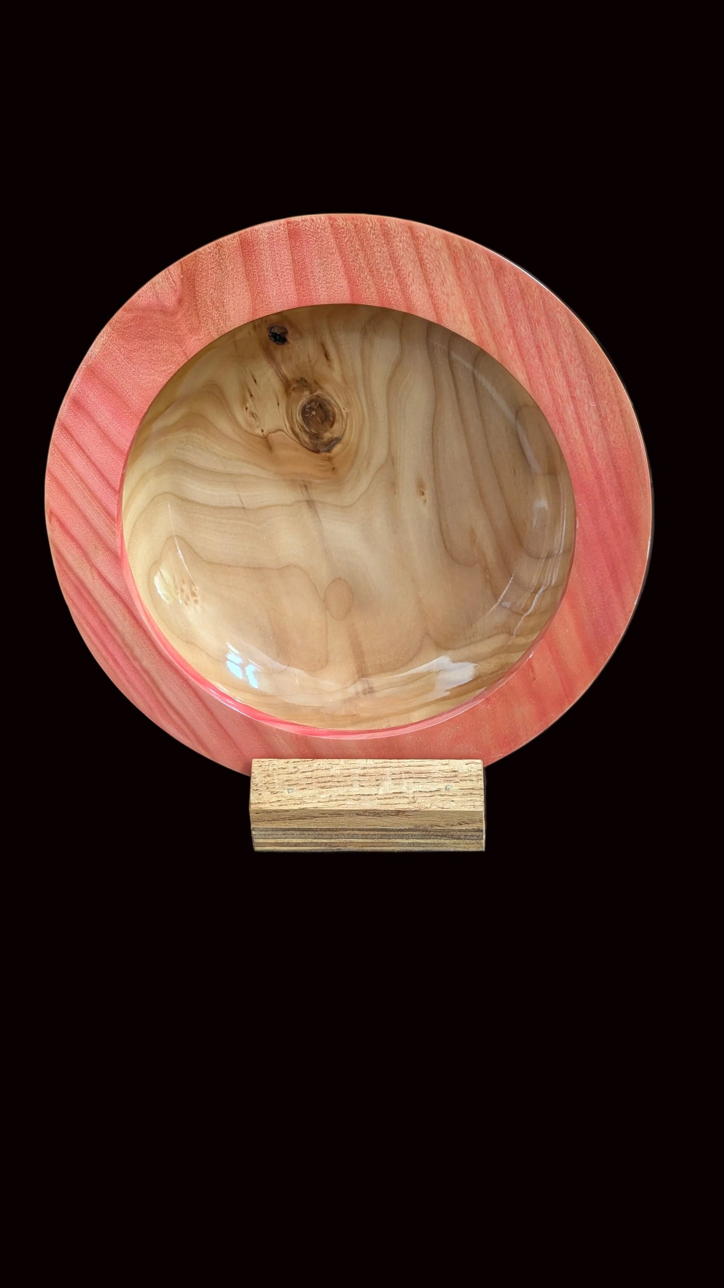 Colorado Maple Bowl with Red Tint