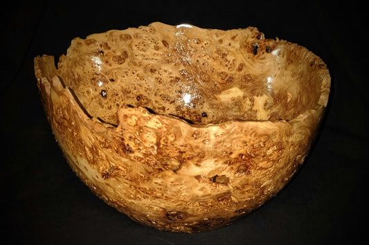Colorado Natural Burl Wood Bowl
