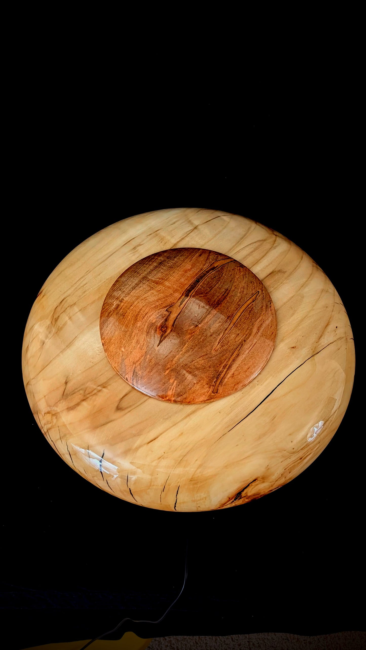 Cottonwood Chamber Bowl with Ambrosia Maple Lid