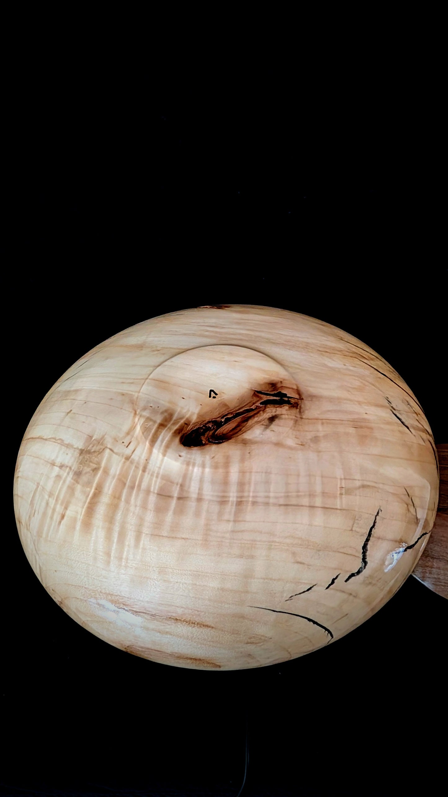 Cottonwood Chamber Bowl with Ambrosia Maple Lid