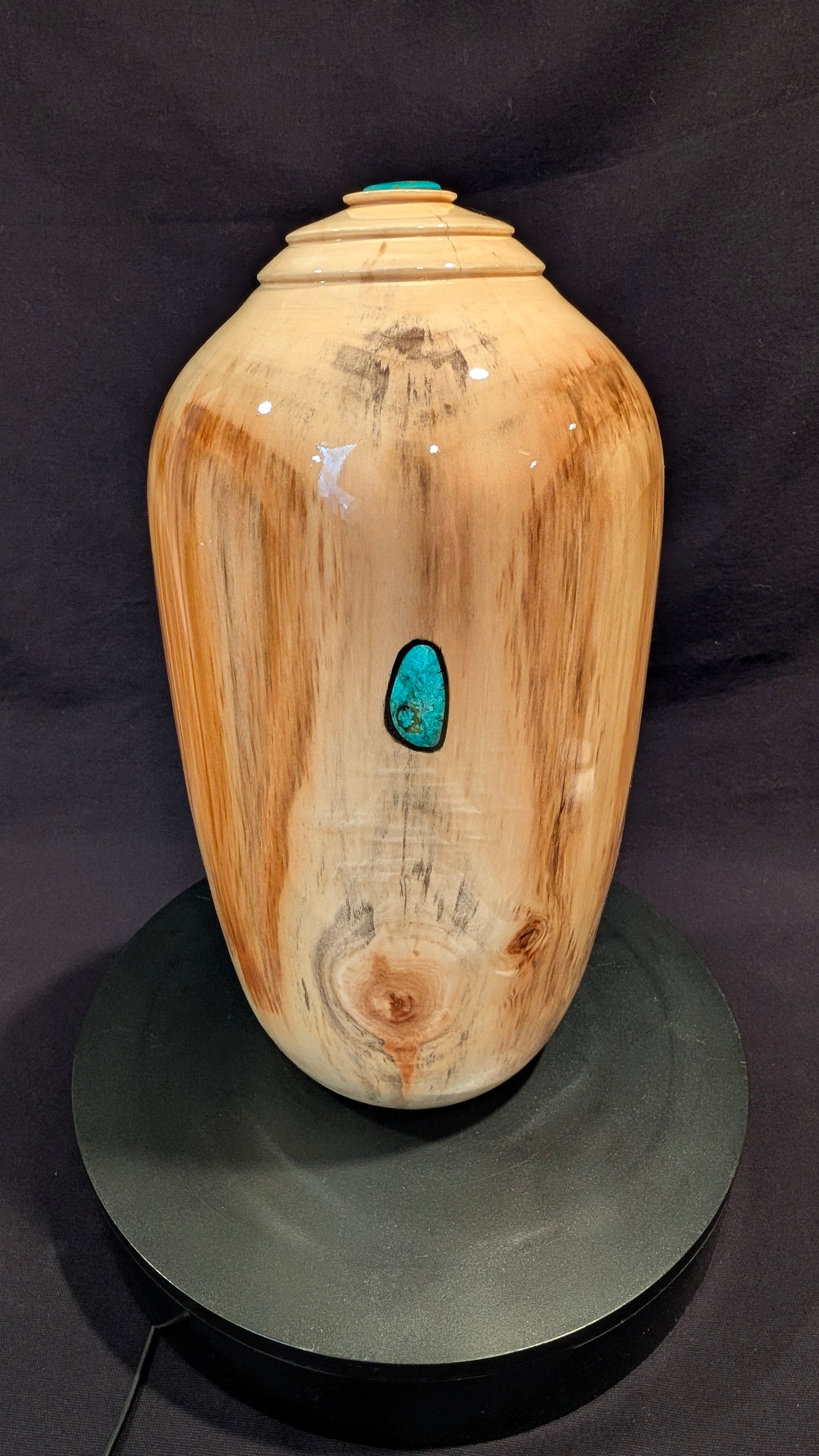 Aspen with Turquoise Urn