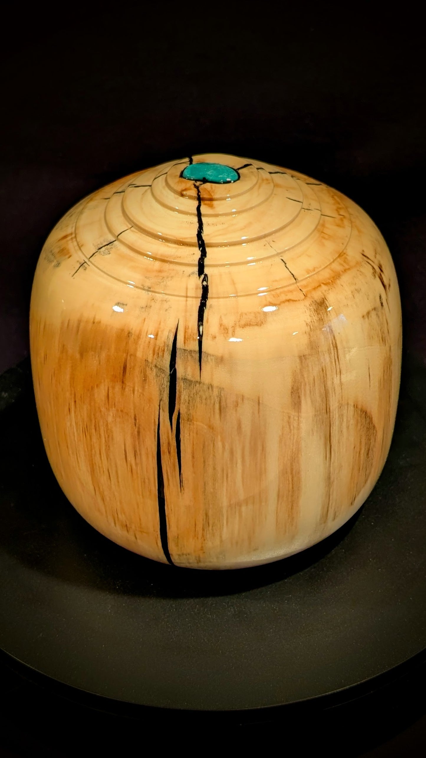 Aspen with Turquoise Urn