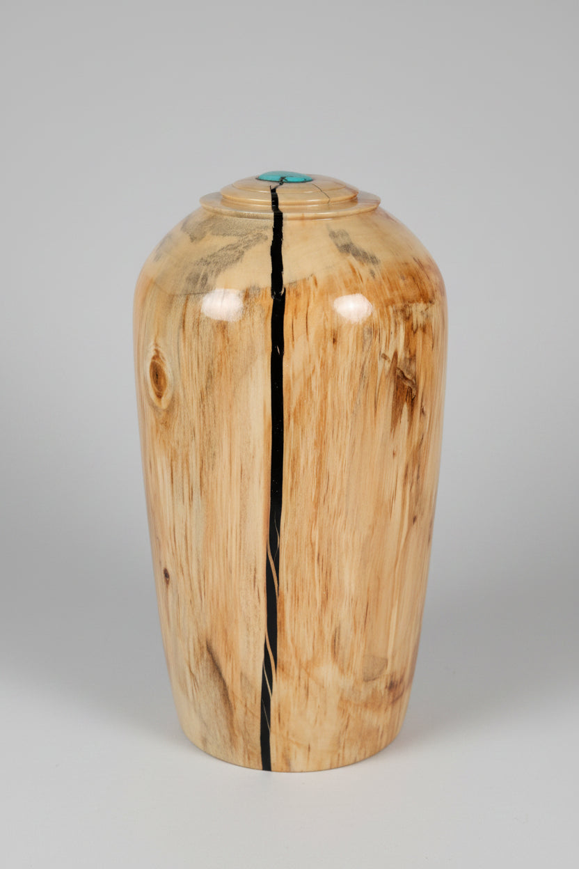 Aspen with Turquoise Urn