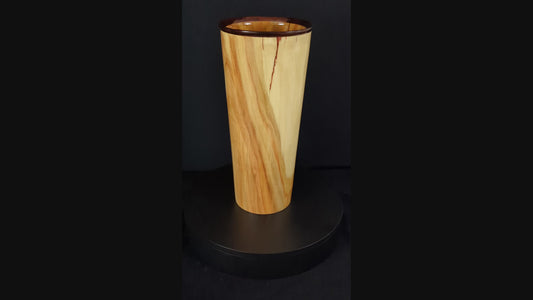 Aspen with Padauk segments copper pigment epoxy