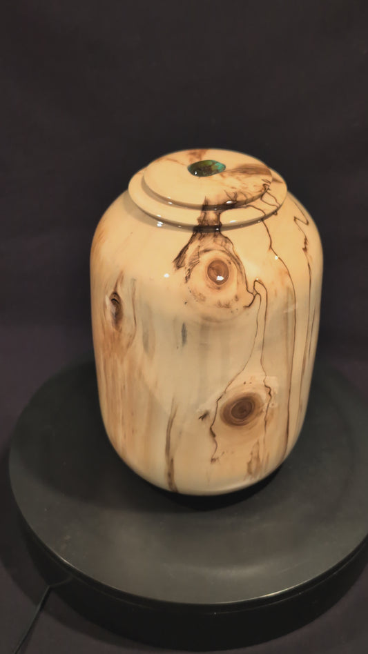 Aspen with Turquoise Urn